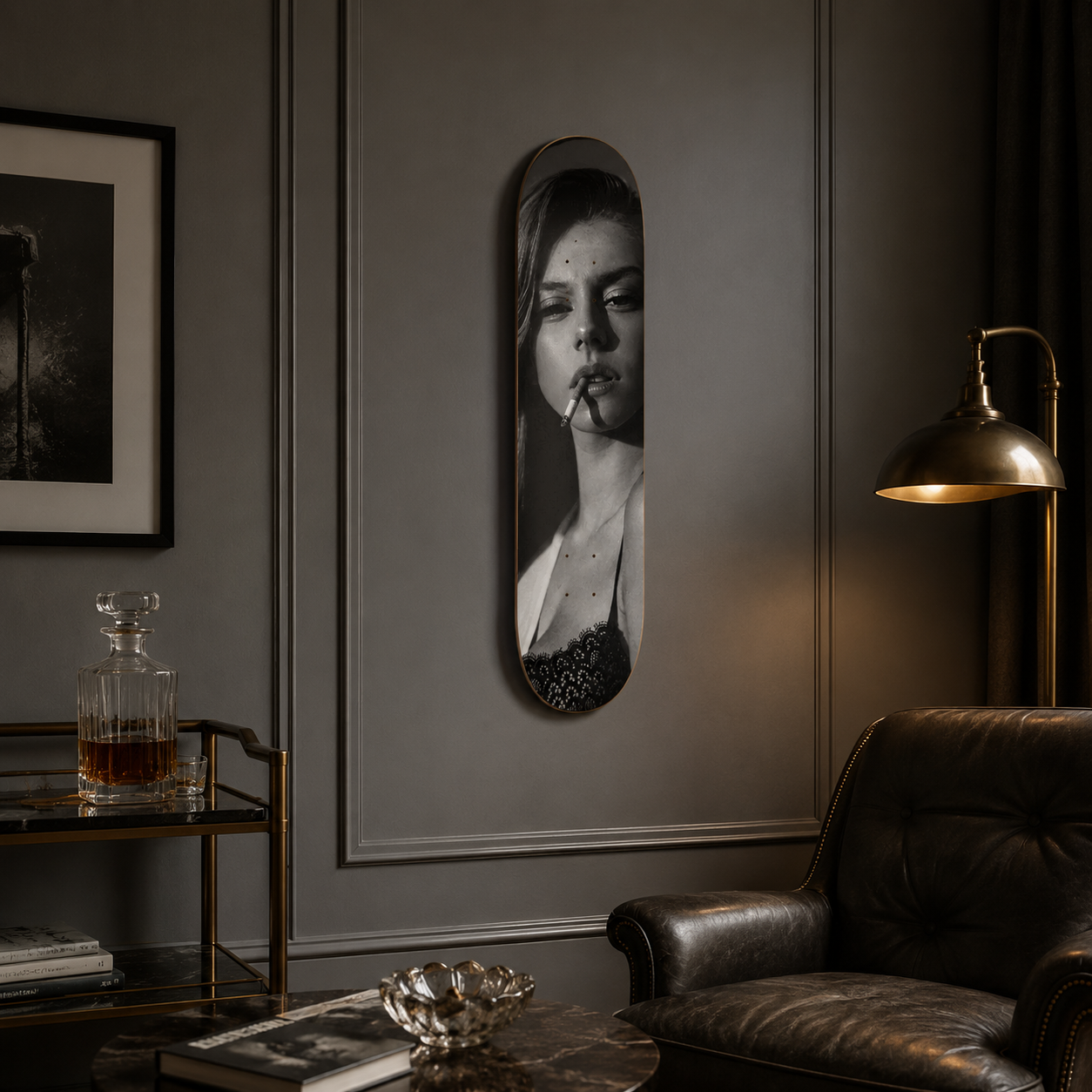 Ester - skate decorativo cine y series de pared