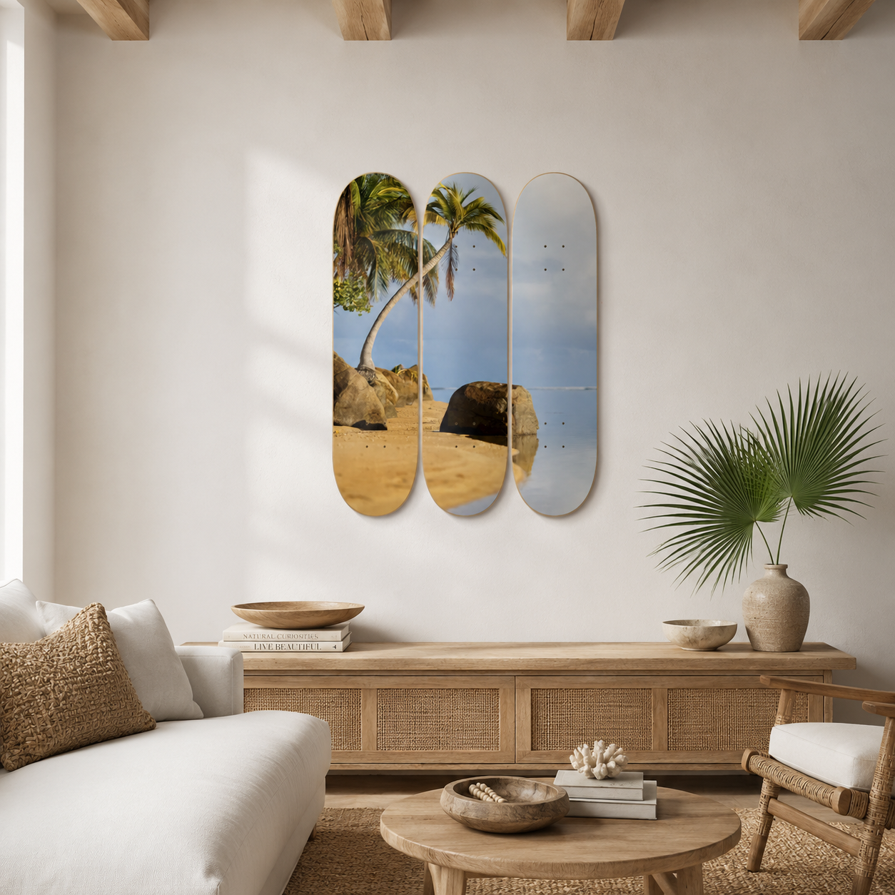 Rock Palm - skate decorativo paisaje de pared