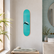 Salt Bath - skate decorativo ilustrado de pared