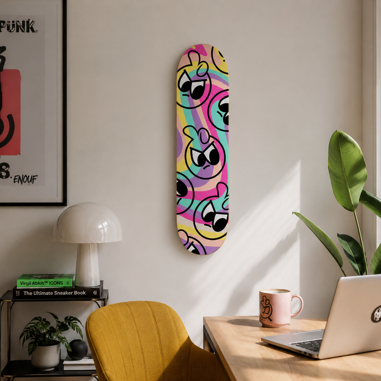 El Dorian 4 - arte mural en skate de pared