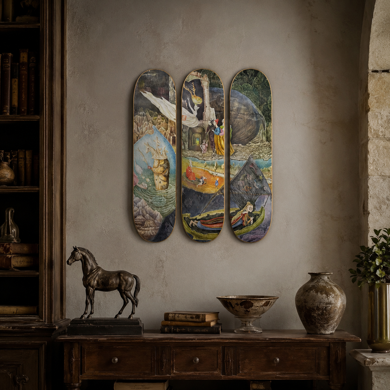Places - arte mural en skate de pared