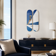 Proa Girl - skate decorativo ilustrado de pared