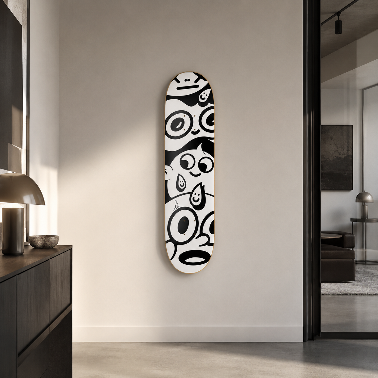 El Dorian 1 - arte mural en skate de pared