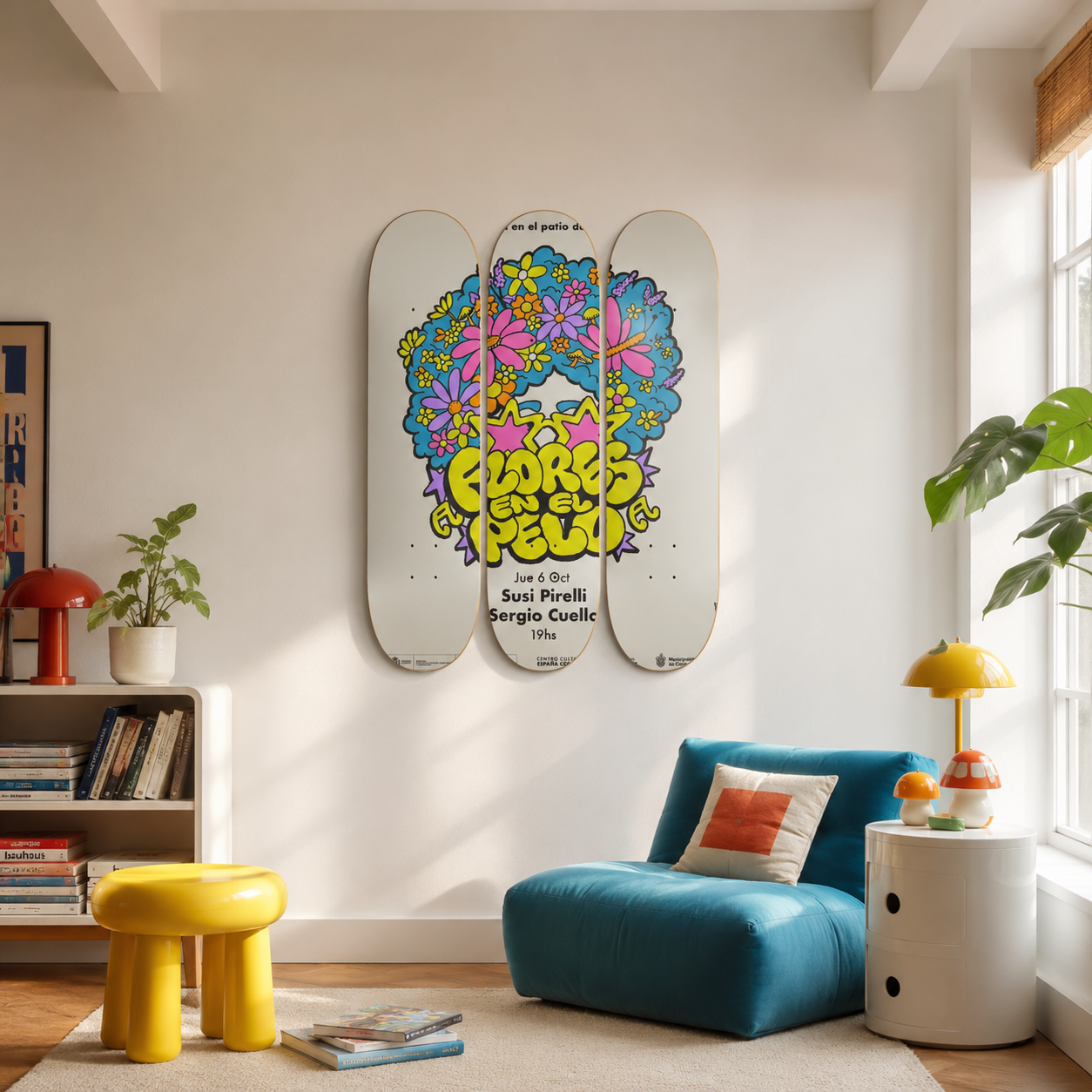 FEP - skate decorativo diseño de pared