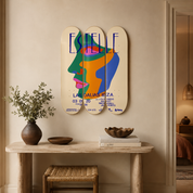 Estelle - skate decorativo diseño de pared