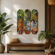 Le Monde - arte mural en skate de pared