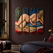 Nude - arte mural en skate de pared