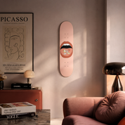 Pills - skate decorativo ilustrado de pared