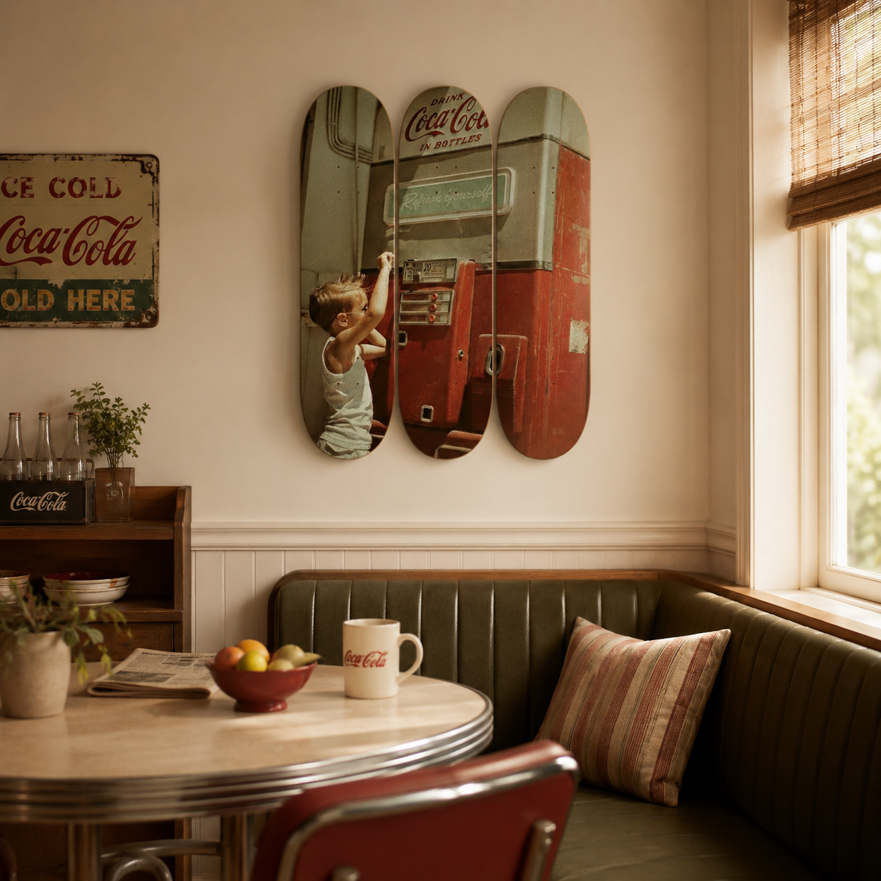 Coke2 - skate decorativo cine y series de pared