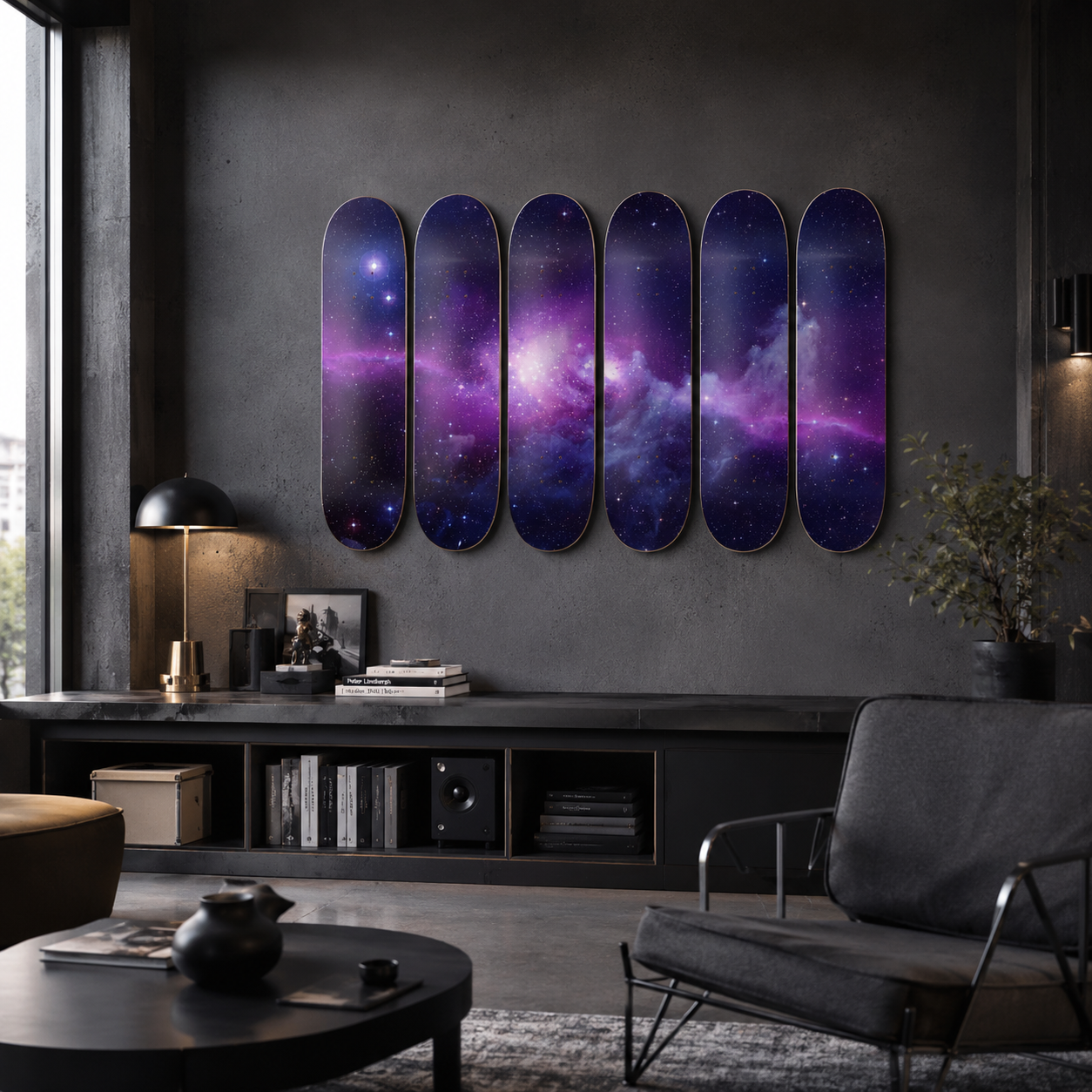 Const 2 - skate decorativo paisaje de pared