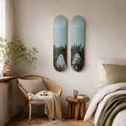 Bed Sheets - skate decorativo ilustrado de pared