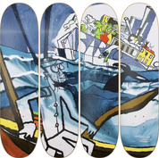 Viaje - Bororo - obra de Bororo en skate decorativo vista 2