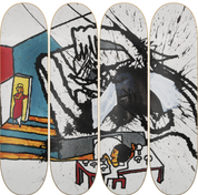 Proyecto - Bororo - obra de Bororo en skate decorativo vista 2