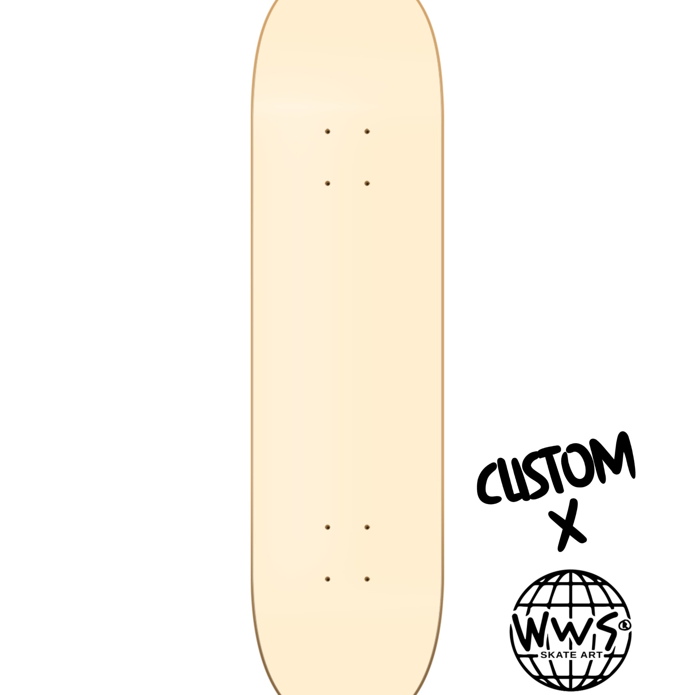 Personalizado 1 Deck - skate personalizado de pared vista 2