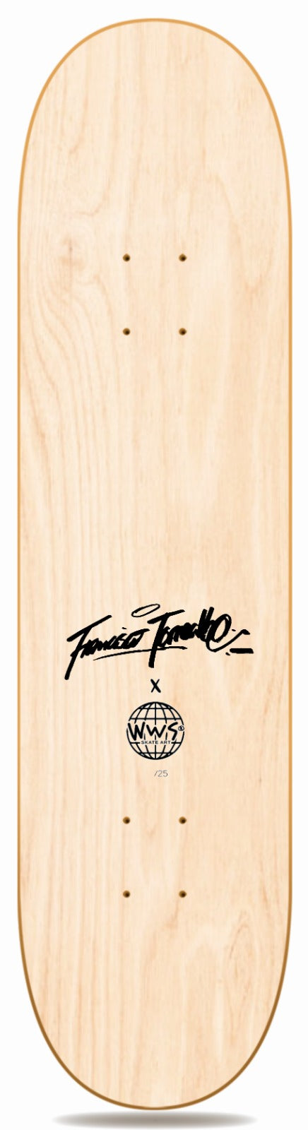 Vista superior de la tabla - Francisco Torrealba