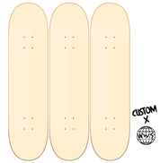 Personalizado 3 Deck - skate personalizado de pared vista 2
