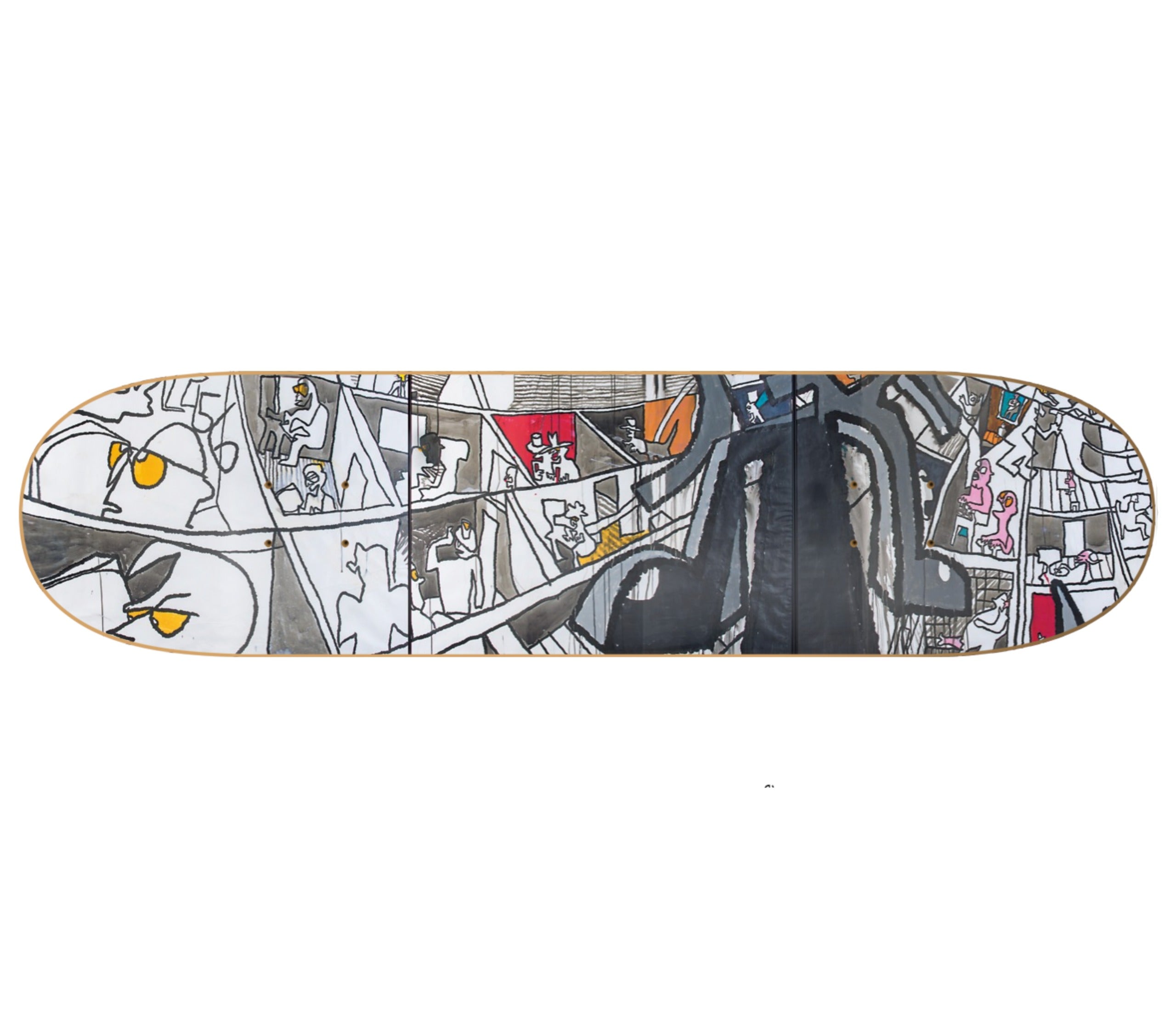 Oficina - Bororo - obra de Bororo en skate decorativo vista 2