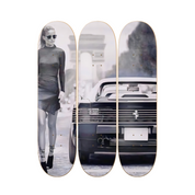411 - skateboarding en tabla de skate decorativa
