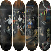 Arca gipsy - Cristian Elizalde - obra de Cristian Elizalde en skate decorativo vista 2