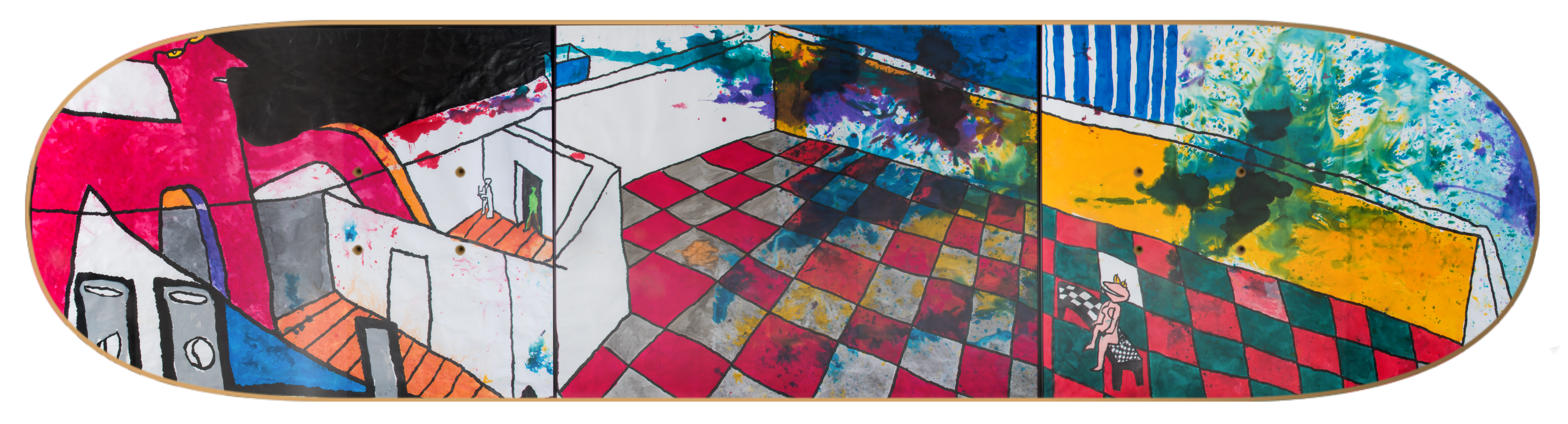 Planes - Bororo - obra de Bororo en skate decorativo vista 2