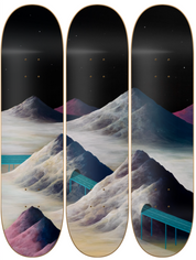 Marte - Matias Santa Maria - obra de Matías Santa María en skate decorativo vista 2