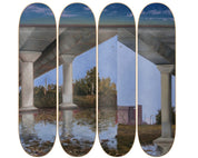 Morning at Monee Ponds - Francisco Torrealba - obra de Francisco Torrealba en skate decorativo vista 2