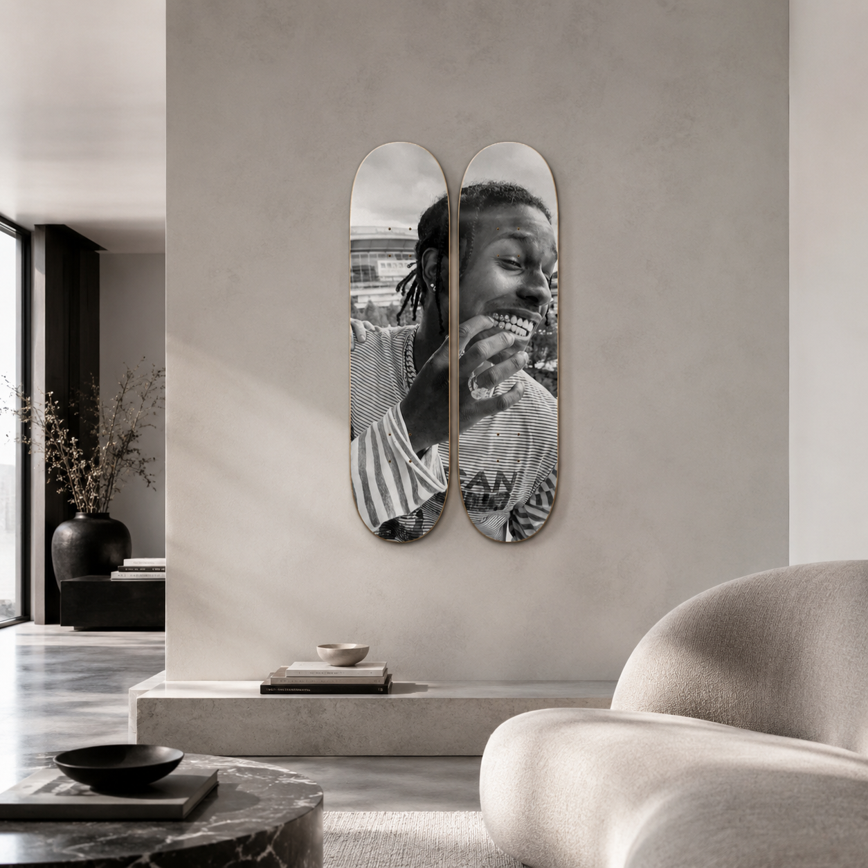 A$ap Rocky - skate decorativo música de pared
