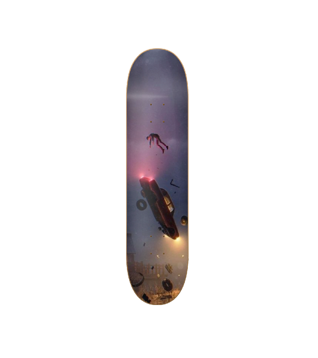Abduction - ovni abducción en tabla de skate decorativa
