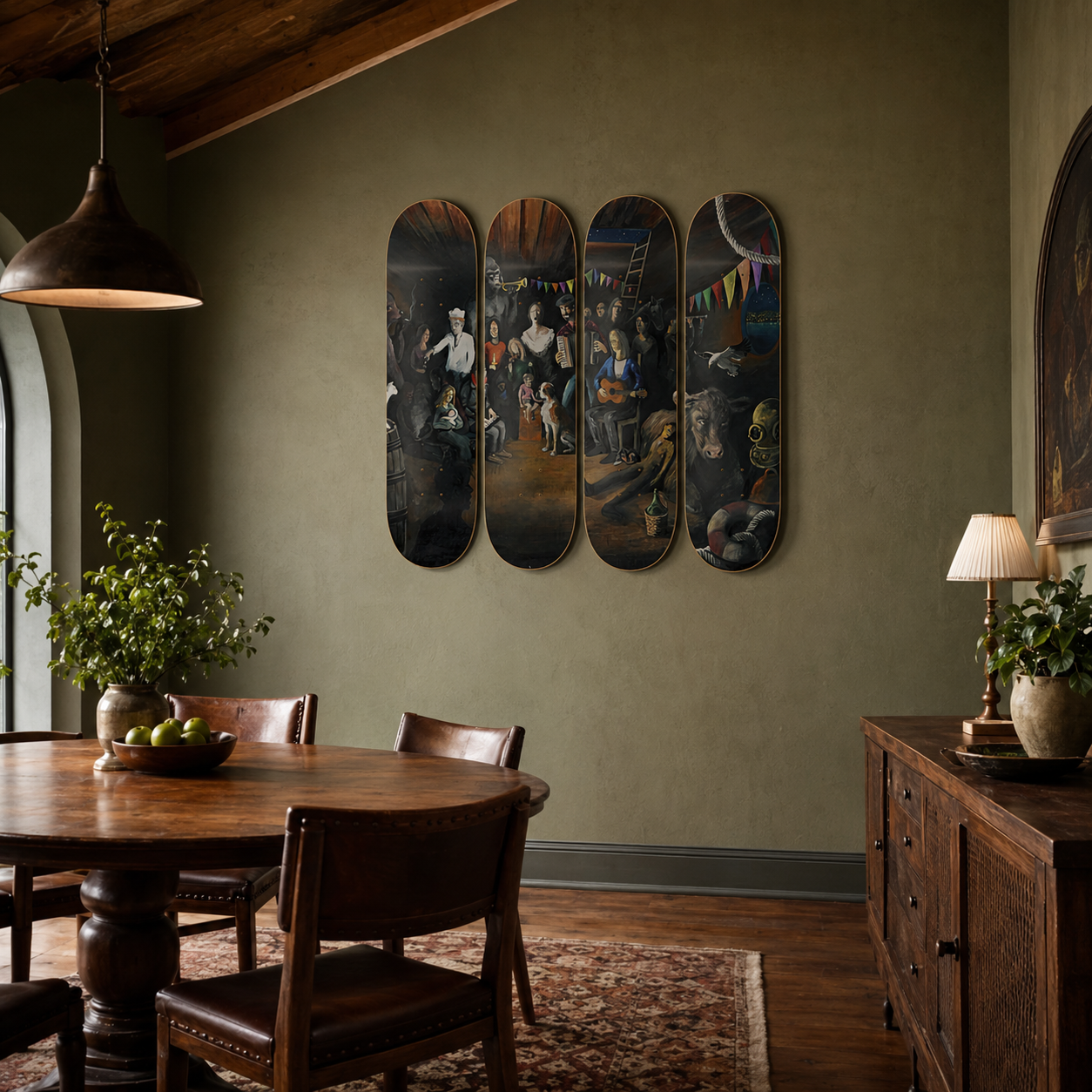 Arca gipsy - Cristian Elizalde - obra de Cristian Elizalde en skate decorativo