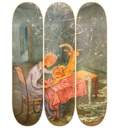 Atypical Cat - arte mural en skate de pared vista 2