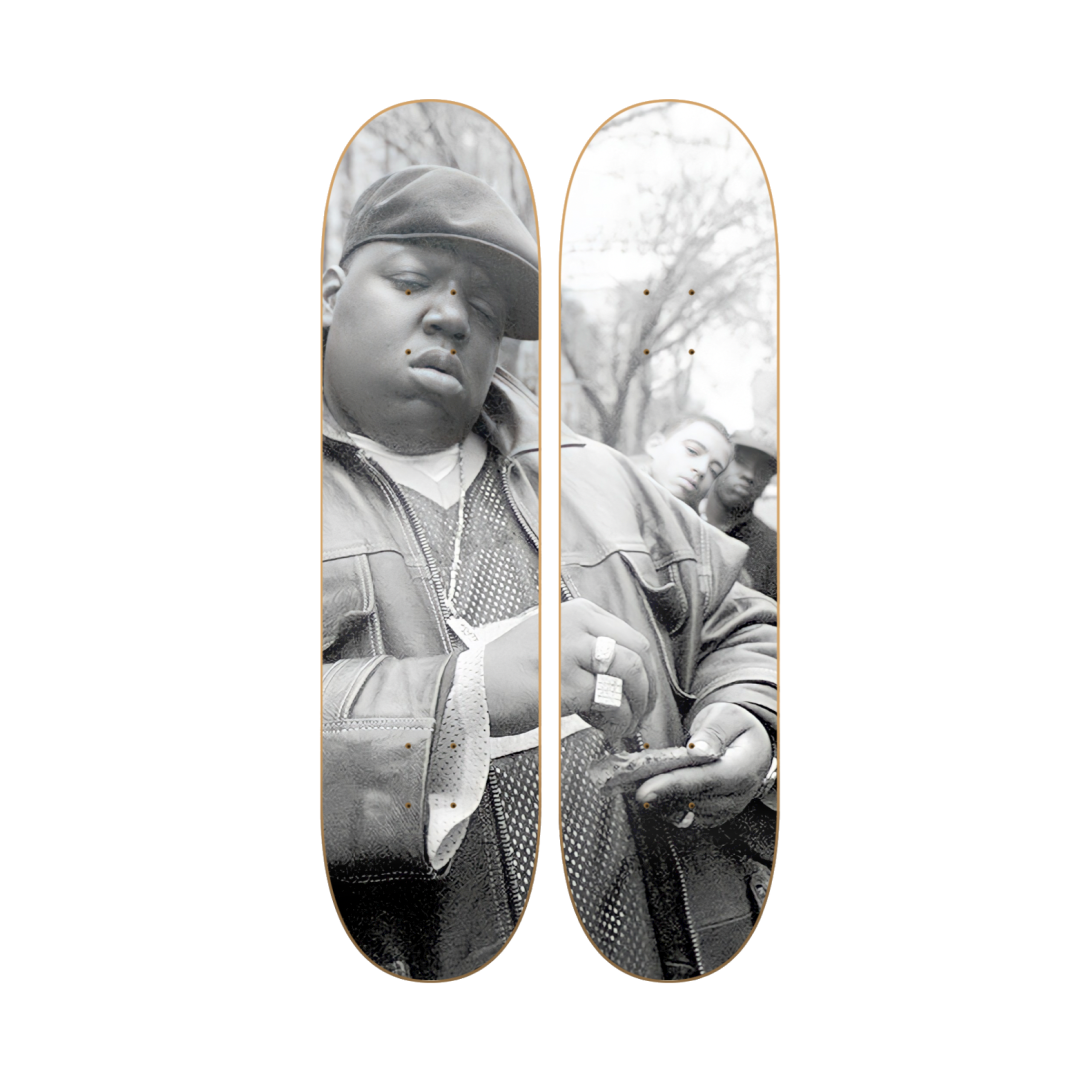 Biggie 2 - Notorious BIG en tabla de skate decorativa