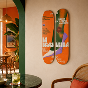 Baile x 15 - skate decorativo diseño de pared
