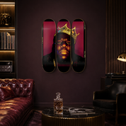 Biggie Crown - Notorious BIG en tabla de skate decorativa