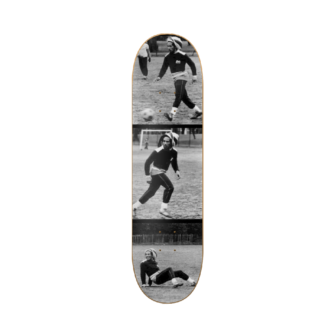 Bob Football - Bob Marley fútbol en tabla de skate decorativa