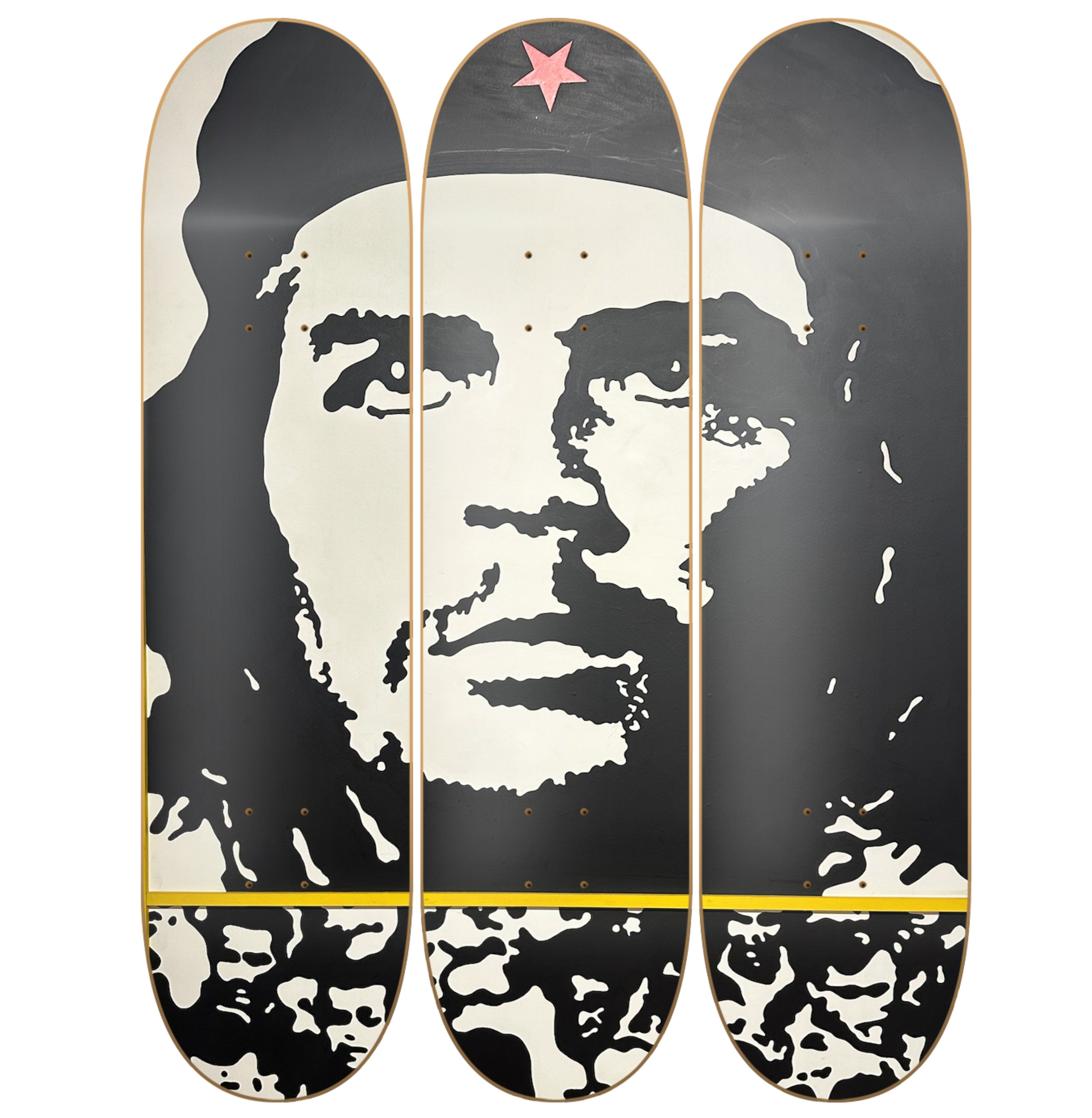 Che - arte mural en skate de pared vista 2