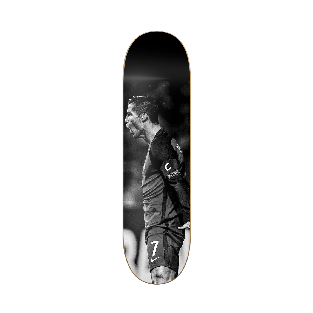 CR9 - Cristiano Ronaldo fútbol en tabla de skate decorativa