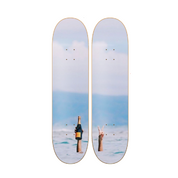 Cheers - skate decorativo ilustrado de pared vista 2