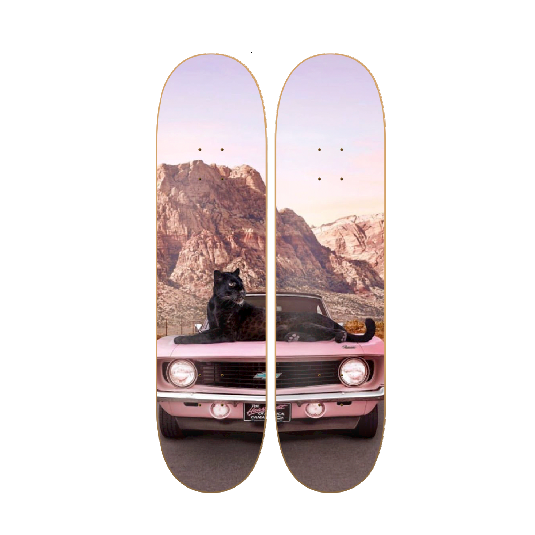 Chevy Panther - skate decorativo música de pared vista 2