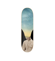 Chill Thinks - skate decorativo ilustrado de pared vista 2