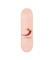 Chilli Fire - skate decorativo ilustrado de pared vista 2
