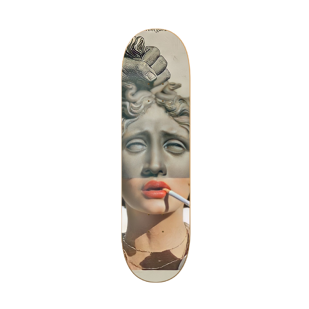 Collage 4 - skate decorativo ilustrado de pared