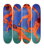 Danza - arte mural en skate de pared
