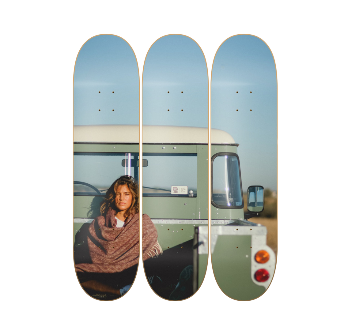 Defender Girl - skate decorativo paisaje de pared vista 2