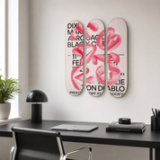 Dixon - skate decorativo diseño de pared