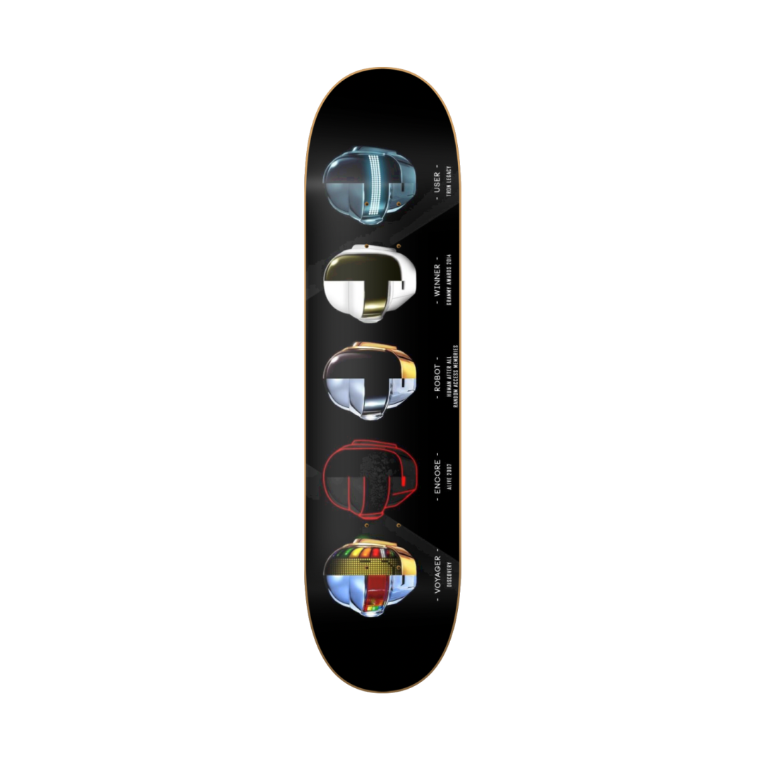 Duft Punk - Daft Punk en tabla de skate decorativa