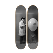 Ego - skate decorativo ilustrado de pared vista 2