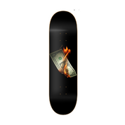 Fire Doly - skate decorativo ilustrado de pared vista 2