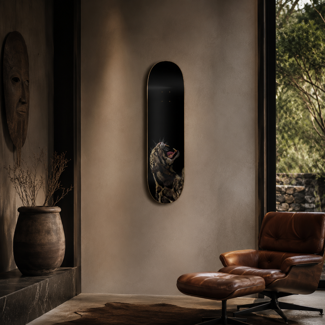 Gepard - skate decorativo animales de pared