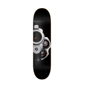 Gun - skate decorativo ilustrado de pared vista 2