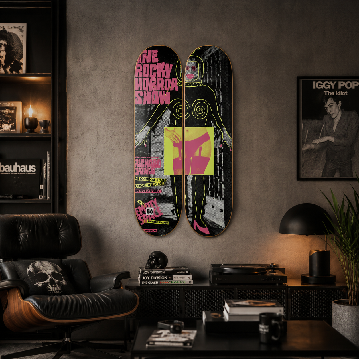 Horror Show - skate decorativo diseño de pared